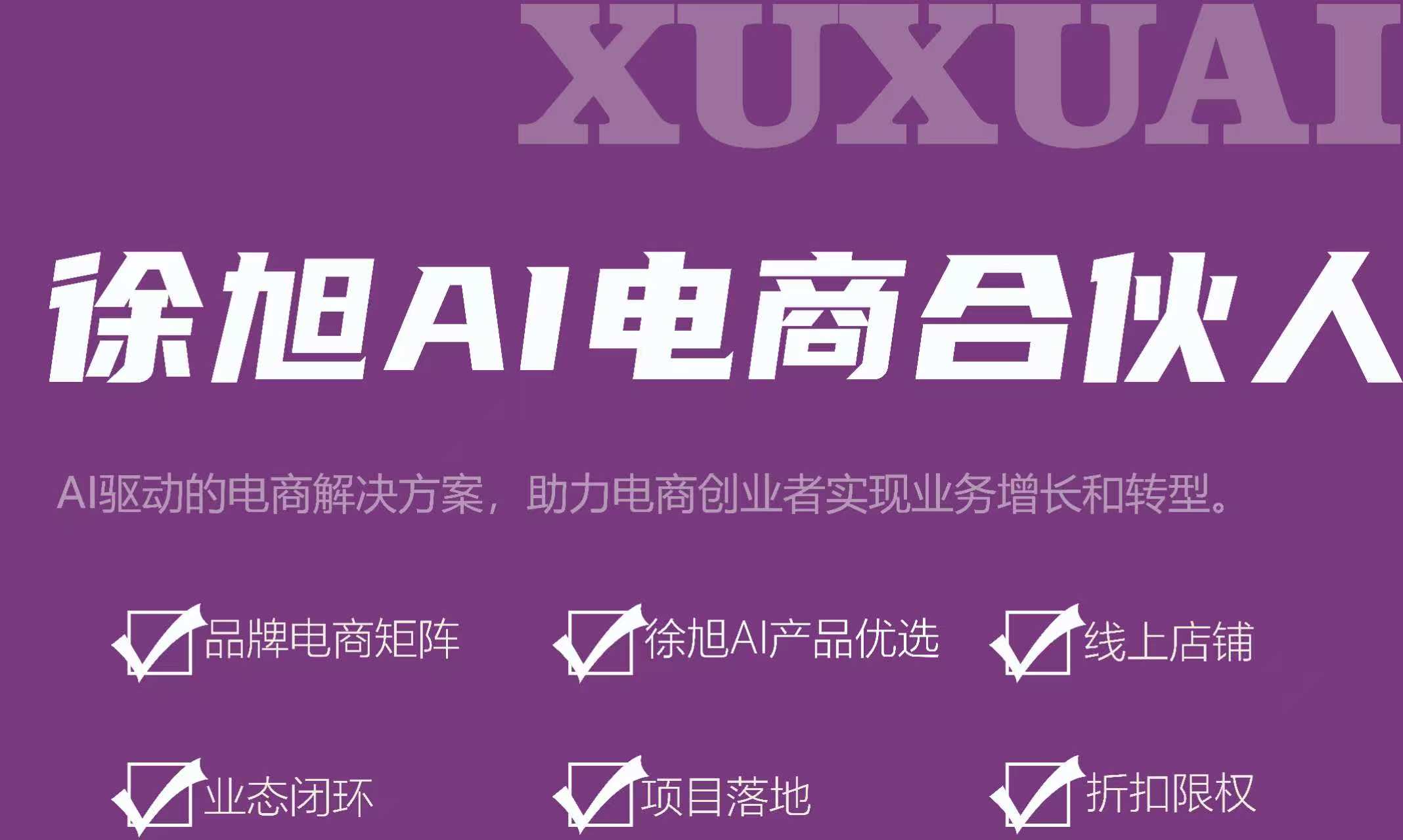 徐旭AI电商合伙人